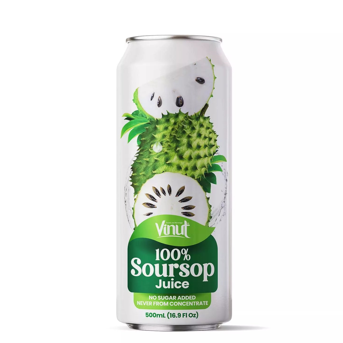 VINUT NFC Soursop Juice Drink 100% with MANY HEALTH BENEFITS (No Sugar Added) 16.9 fl oz