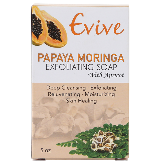 Evive Papaya Moringa Exfoliating Soap