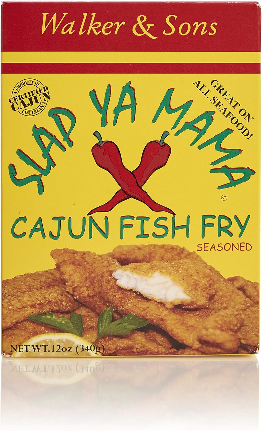 Walker & Sons Slap Ya Mama Cajun Fish Fry, 12-Ounce